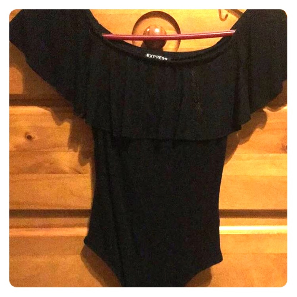 Off the shoulder body suit